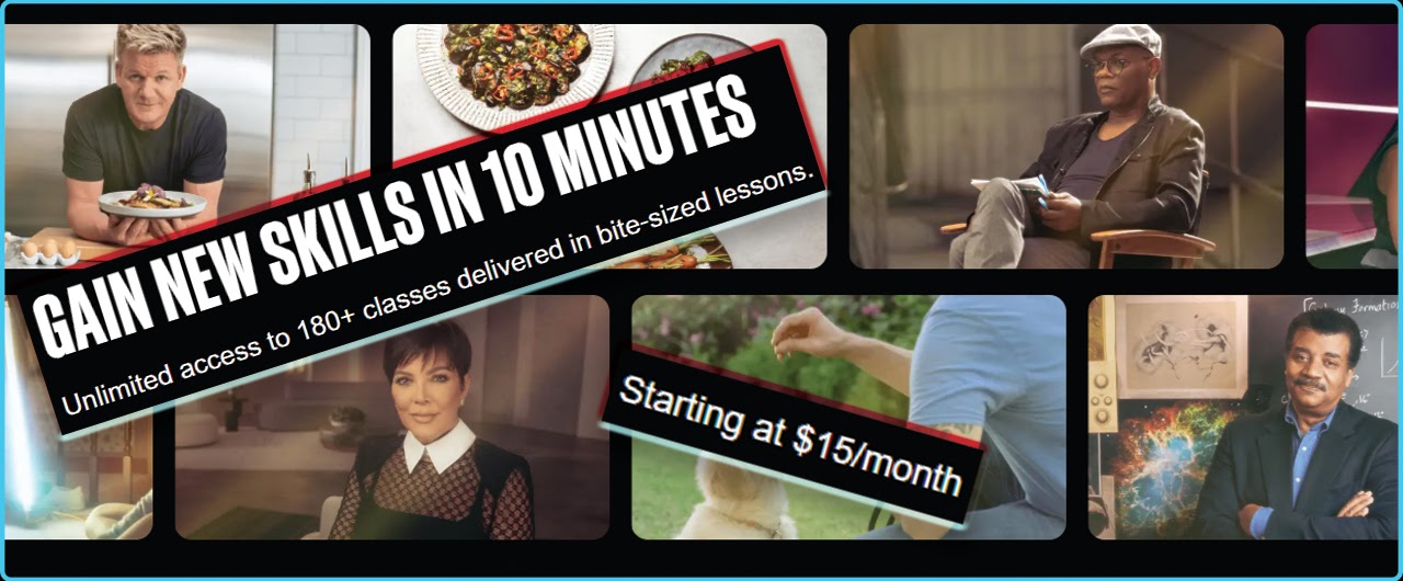 Masterclass 4th Best Online Learning Platforms IMHO Review (1)