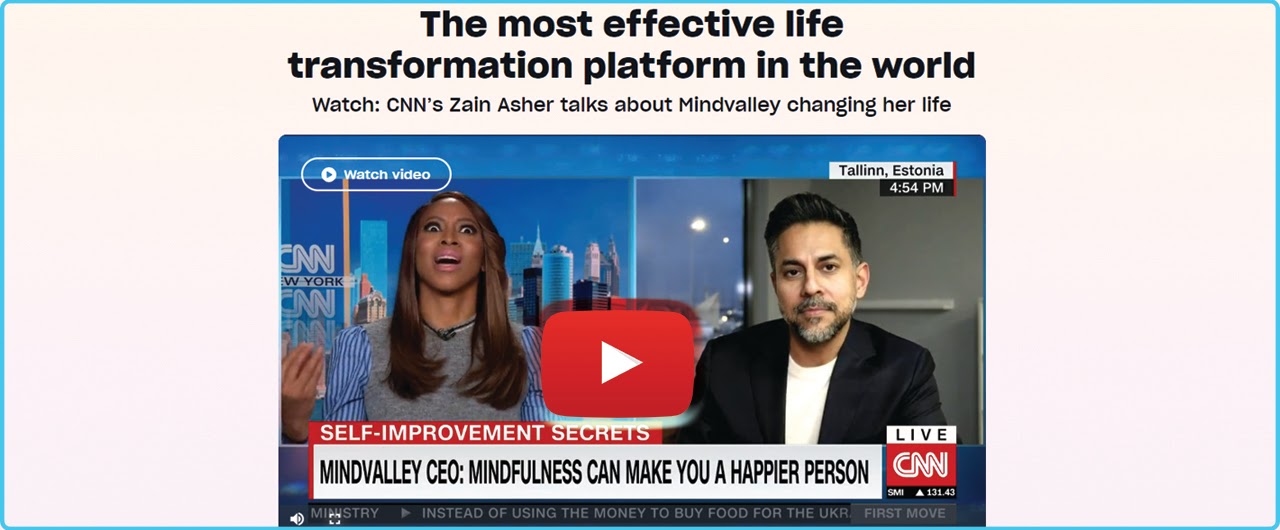 Mindvalley 2nd Best Online Learning Platforms at IMHO Review